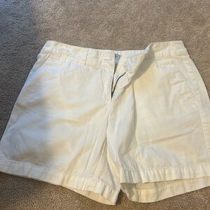 Loft white shorts